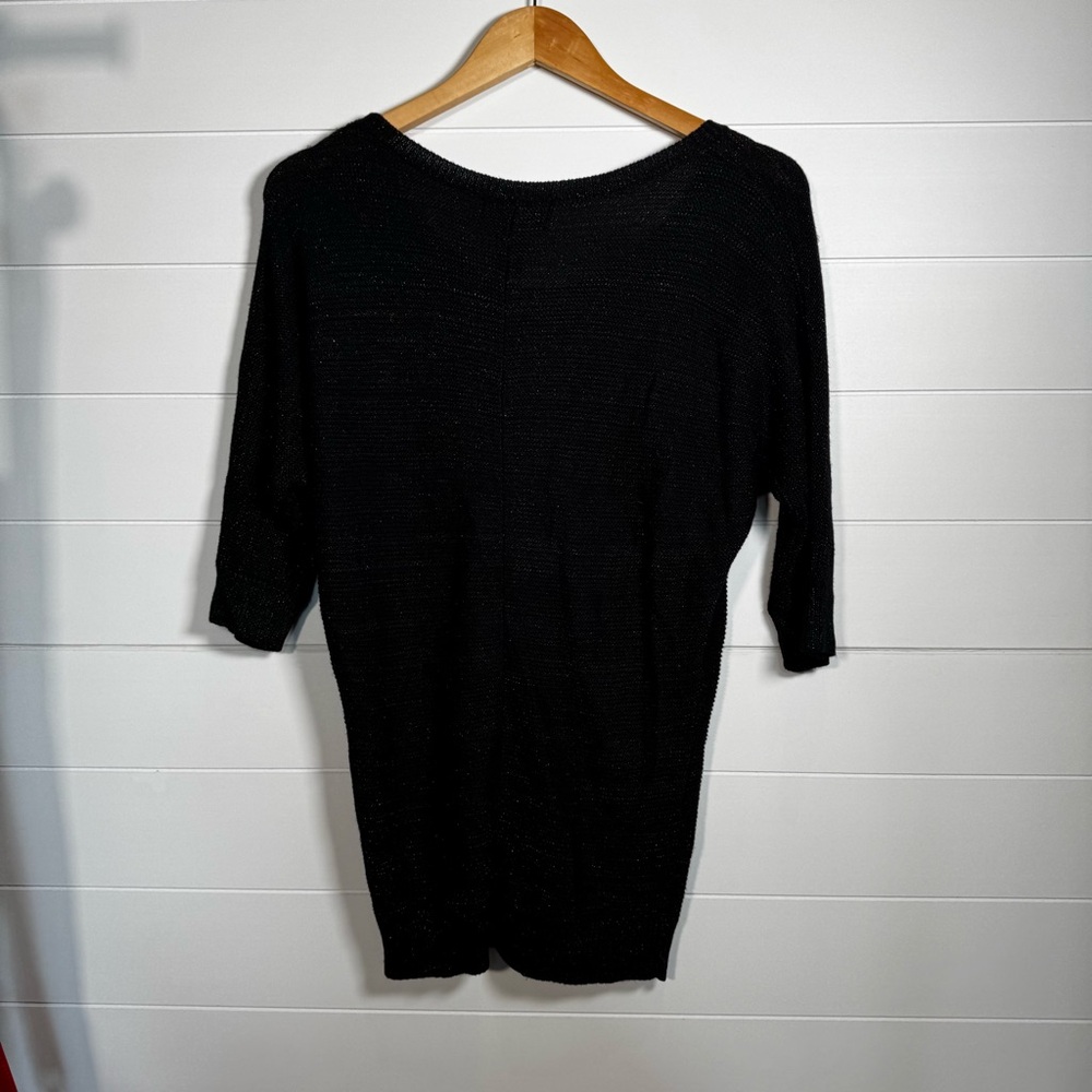 Iris Singer Collection Black Metallic Women's Top… - image 8